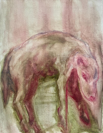 Untitled, 2022, Oil on canvas, 14" x 11"