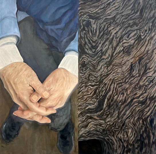 Grandma, 2023, Oil on canvas, 24” x 24”